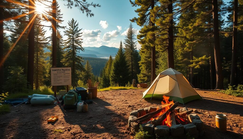 Camping regulations and best practices in camping