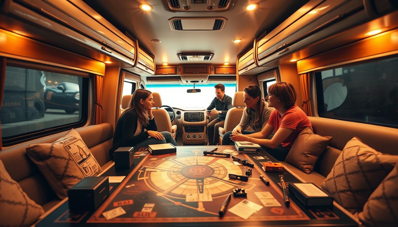 Escape room games for Class C motorhome