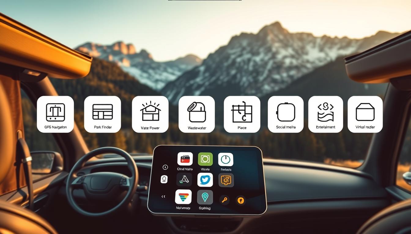 Full-time Class C motorhome traveler apps