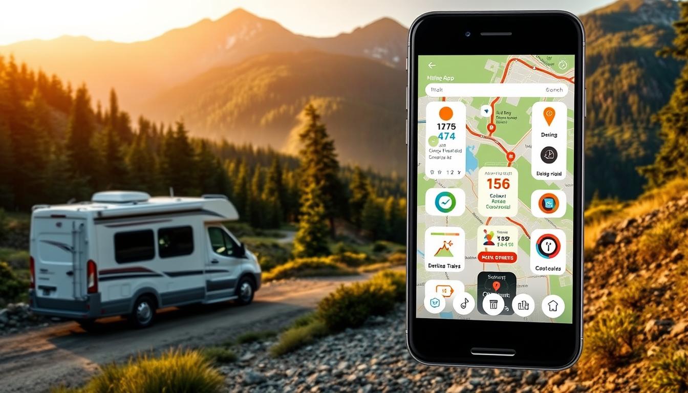Hiking apps for Class C motorhome