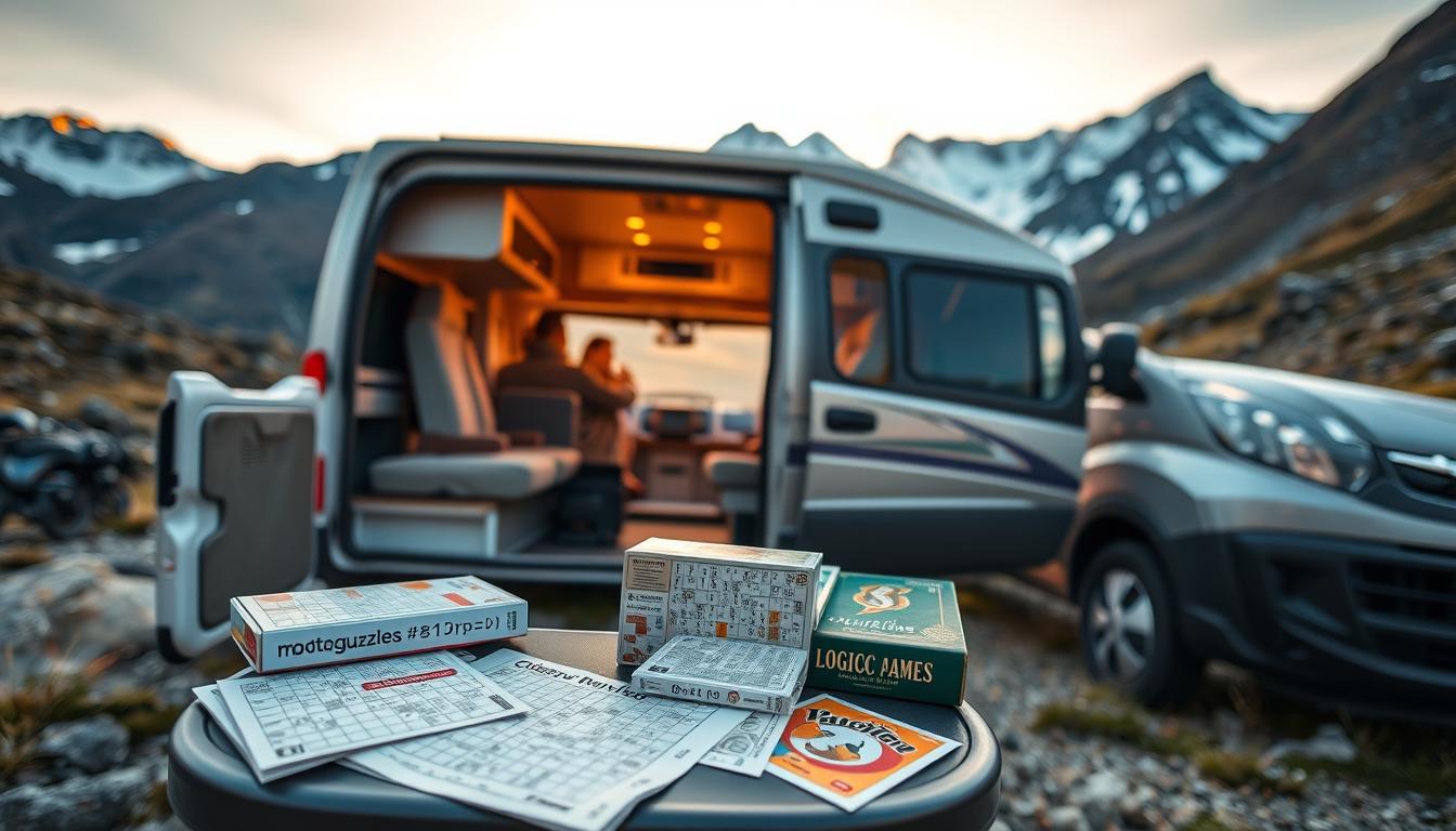 Logic puzzle games for Class C motorhome