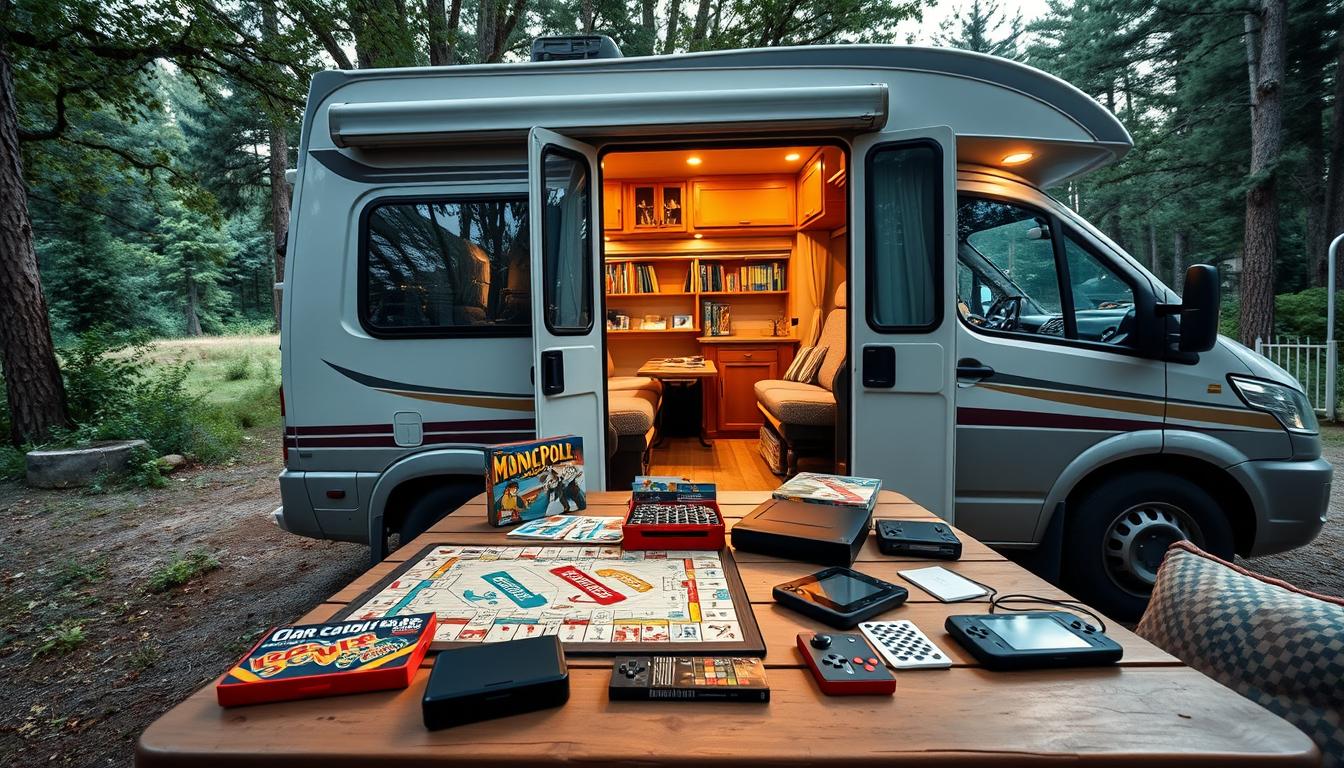 Offline games for Class C motorhome trips
