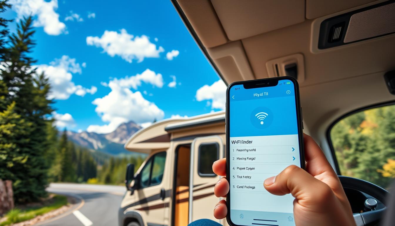 Wi-Fi finder apps for Class C motorhome