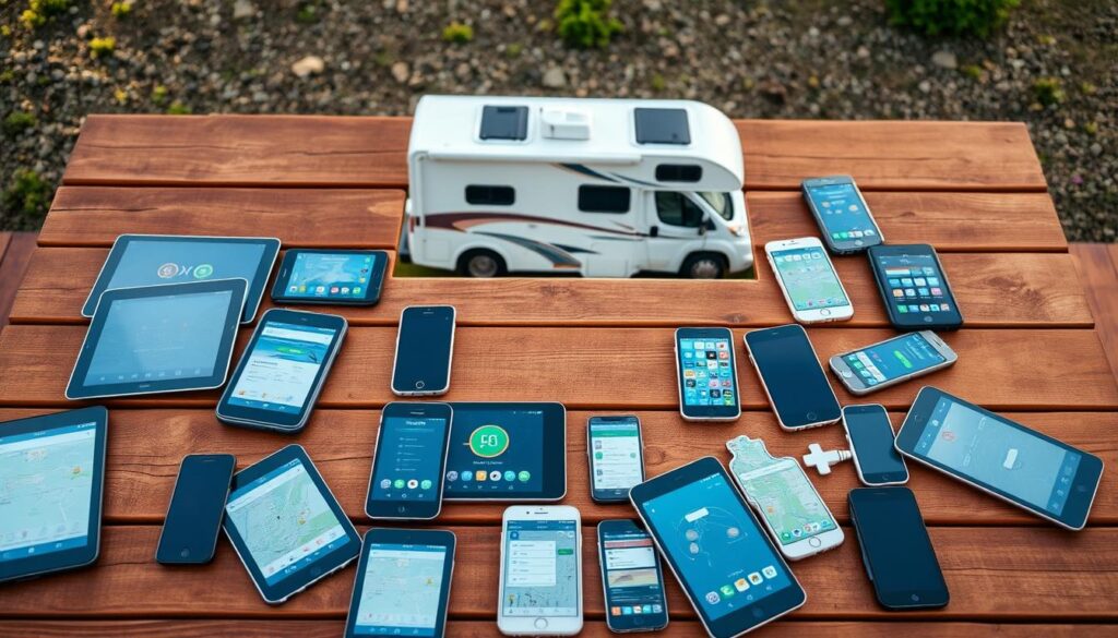 choosing campsite apps