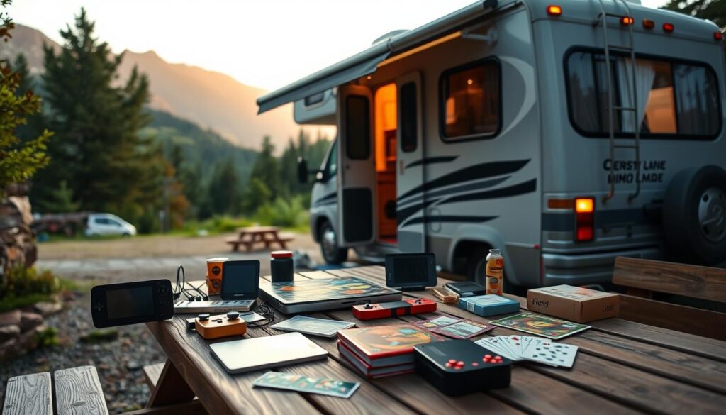 offline games for Class C motorhome trips