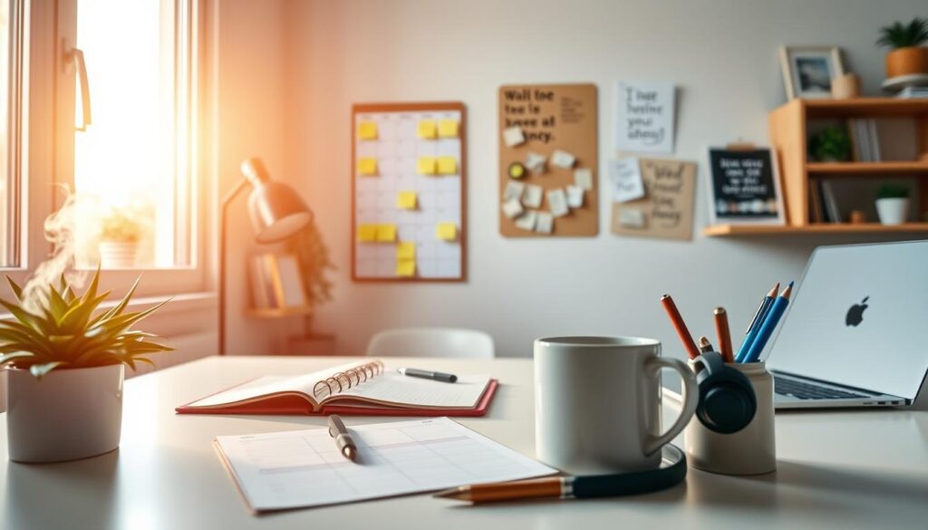 weekly planning for stress reduction