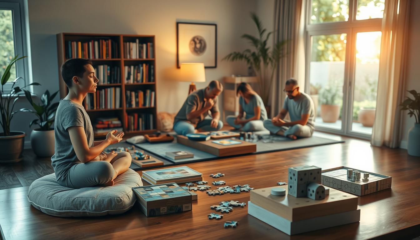 brain games with mindfulness and logical reasoning blend