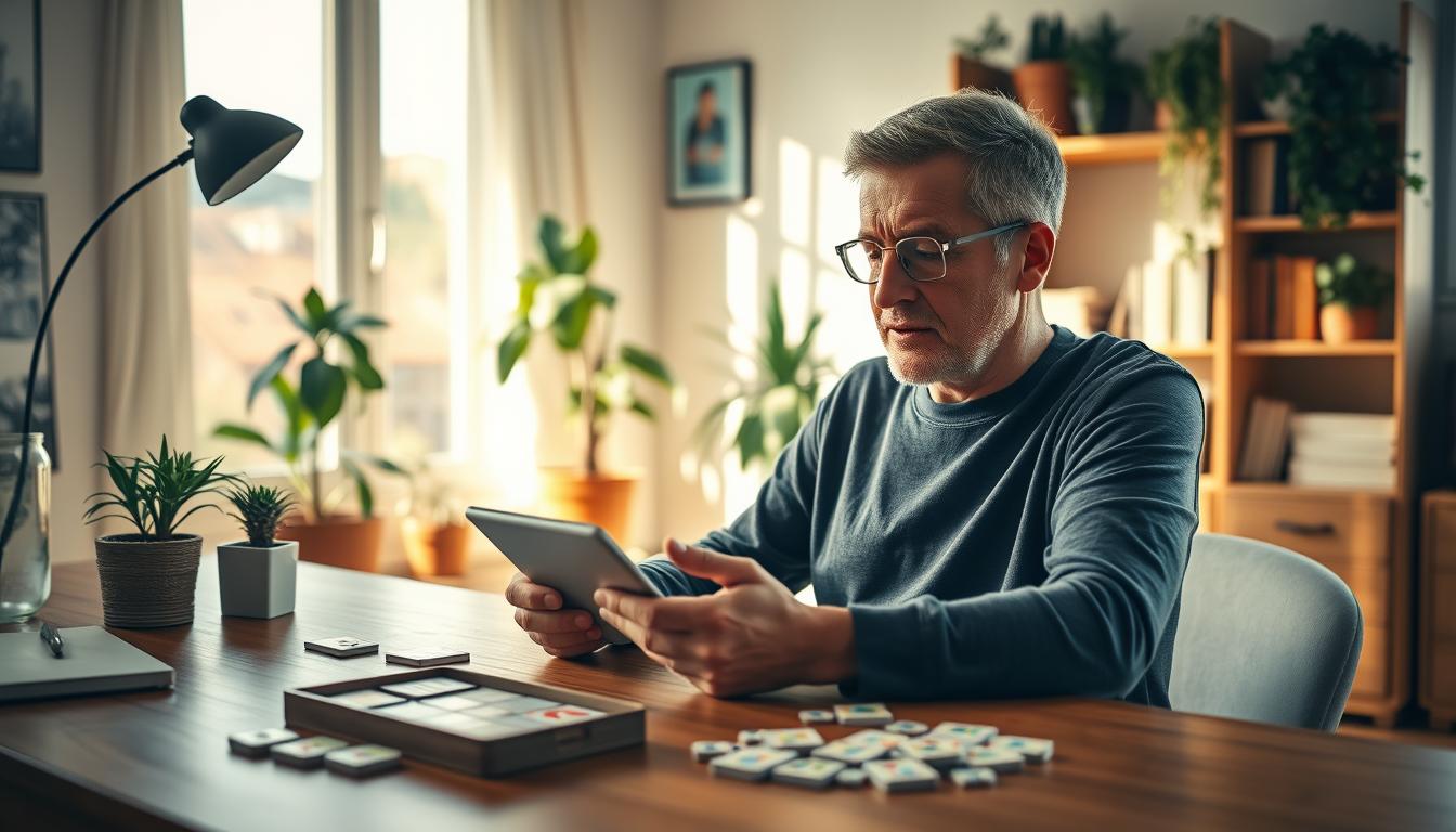 memory games for adults with chronic stress